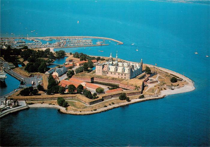 Kronborg Slot Helsingor DK Kronborg-Slot Kronborg-Schloss Fliegeraufnahme Festun