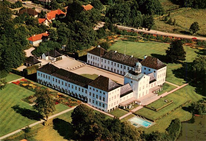 Graasten DK Gråsten-Slot Schloss Fliegeraufnahme Park Garten Teich Schwimmbad