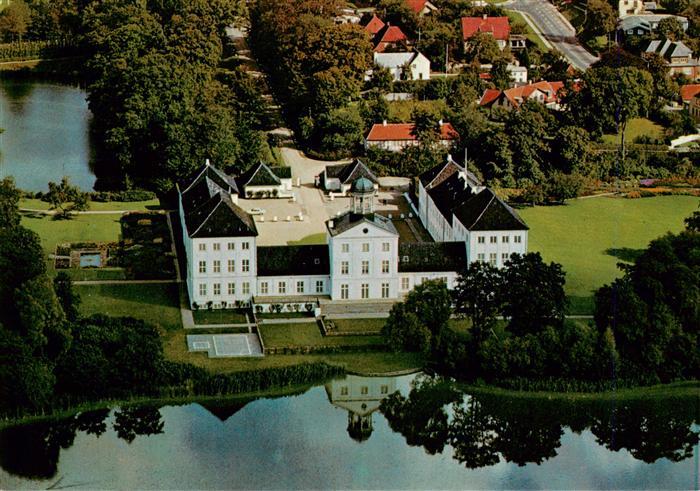 Graasten DK Graasten-Slot Schloss Fliegeraufnahme See Spiegelung Park Garten Sch