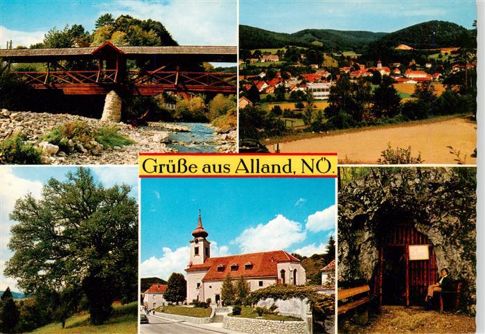 Alland Wiener Sueden Niederoesterreich AT Gedeckter-Steg Haselnussbaum Tuerkenze