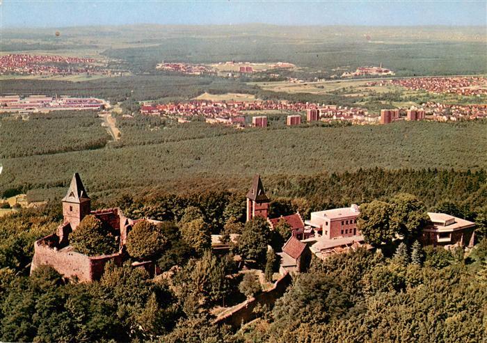 Burg Frankenstein Muehltal Darmstadt-Dieburg Hessen Burgruine-Frankenstein Natur