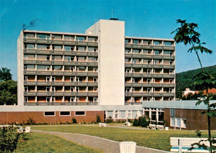 Bad Eilsen Schaumburg Niedersachsen Klinisches-Sanatorium Kurklinik Hochhaus Kur