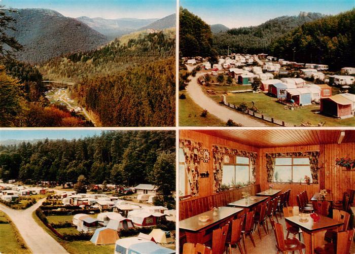 Dahn Suedwestpfalz Camping Ferienzentrum Neu-Dahn Wohnwagen Wald Pfaelzerwald Ga
