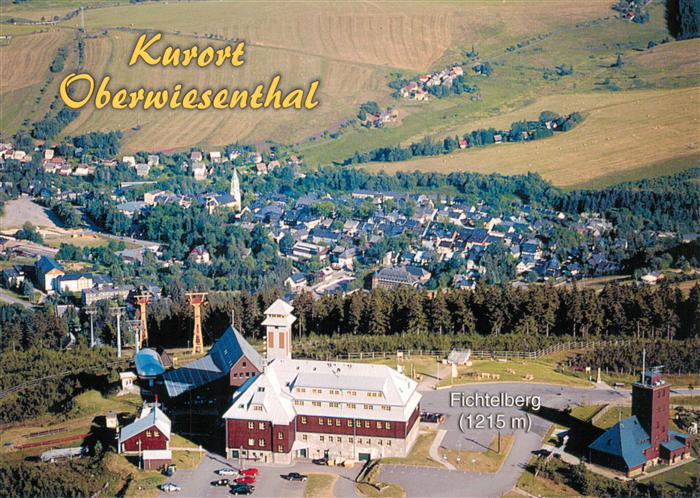 Oberwiesenthal Erzgebirge Sachsen Fichtelberg Kurort Erzgebirge Fliegeraufnahme