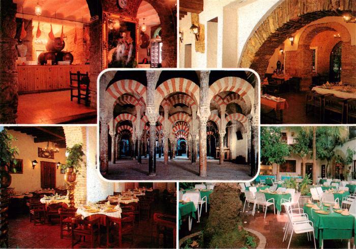 Cordoba Andalucia ES Meson-Bandolero Restaurant Mezquita Saeulen Bogen maurisch