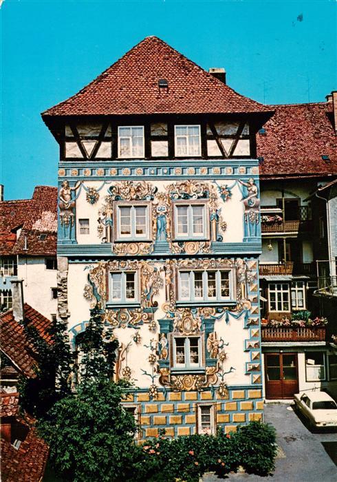 KONSTANZ Bodensee BW Haus-Zum-Goldenen-Loewen Mittelalterlicher-Wohnturm Fachwer