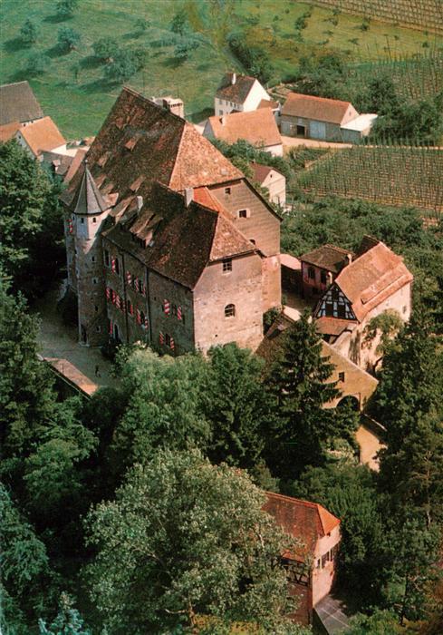 Burg Wernfels Spalt Bayern Fliegeraufnahme Burg-Wernfels CVJM-Jugenderholungshei
