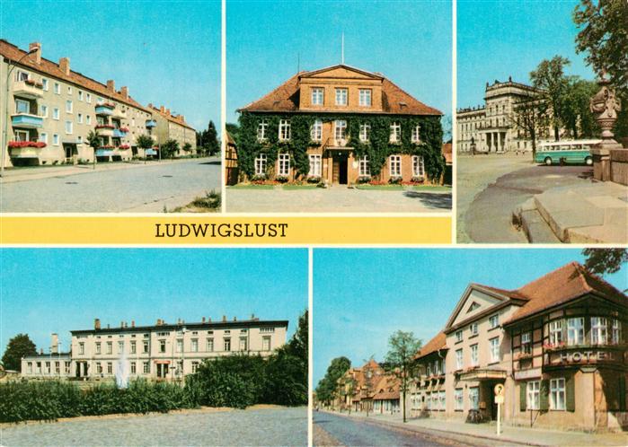 Ludwigslust Mecklenburg-Vorpommern John-Brinckman-Strasse Rathaus Schloss Bahnho