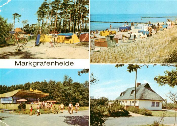 Markgrafenheide Rostock Mecklenburg-Vorpommern Zeltplatz Strand Krakus Strandweg