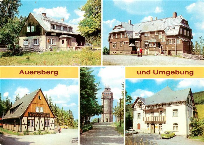 Auersberg 1020m Wildenthal Erzgebirge Berghotel Aussichtsturm Johanngeorgenstadt