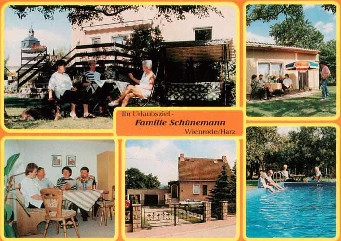 Wienrode Familie-Schuenemann Ferienwohnung Terrasse Garten Pool Harz Wernigerode