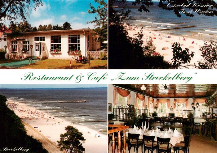 KOSEROW Ostseebad Usedom Restaurant-Zum-Streckelberg Café Streckelberg Ostsee St