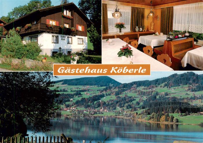 Niedersonthofen Waltenhofen Bayern Gaestehaus-Koeberle Kalvarienberg Fruehstueck