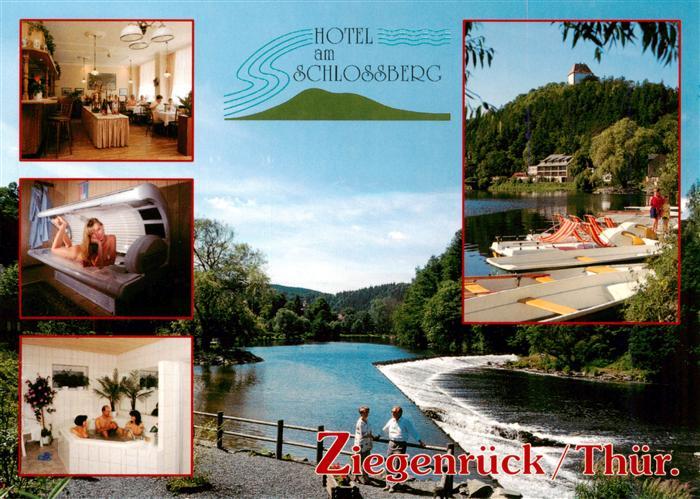 Ziegenrueck Saale Thueringen Hotel-am-Schlossberg Restaurant Solarium Badewanne