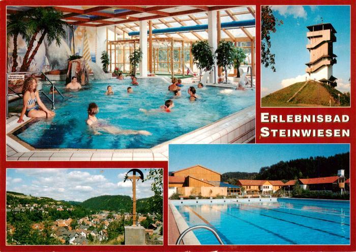 Steinwiesen Kronach Bayern Erlebnisbad Hallenbad Freibad Aussichtsturm Stadtpano
