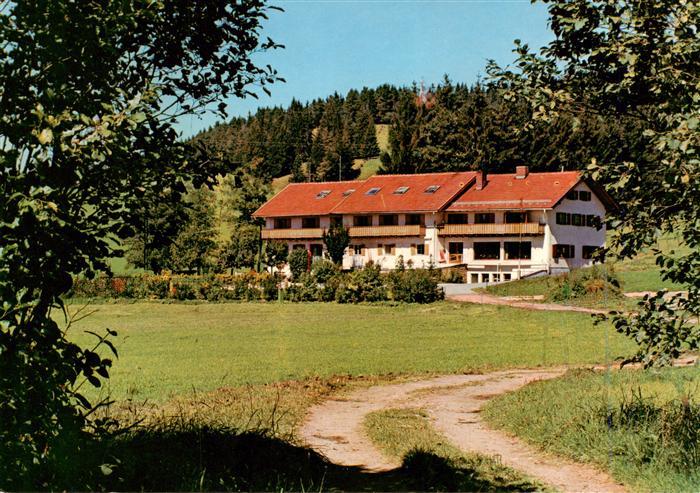 Seeg Allgaeu Bayern Schenker-Erholungsheim Wiese Wald Balkon Garten Allgaeu Land
