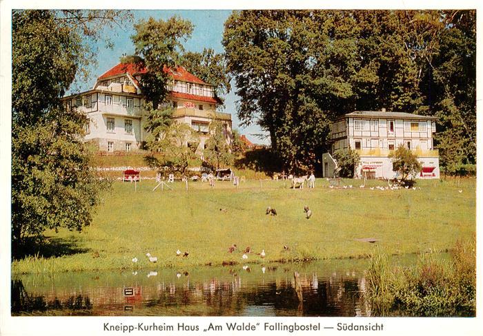 Bad Fallingbostel Kneipp-Kurheim Haus-Am-Walde Lueneburger-Heide Teich Wald Ente