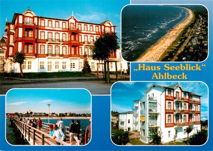 Ahlbeck Uecker-Randow Mecklenburg-Vorpommern Haus-Seeblick Hotel Seebruecke Stra
