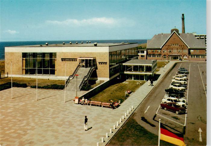 WESTERLAND Sylt Meerwasser-Wellenbad Nordseeheilbad Nordsee Parkplatz Schornstei
