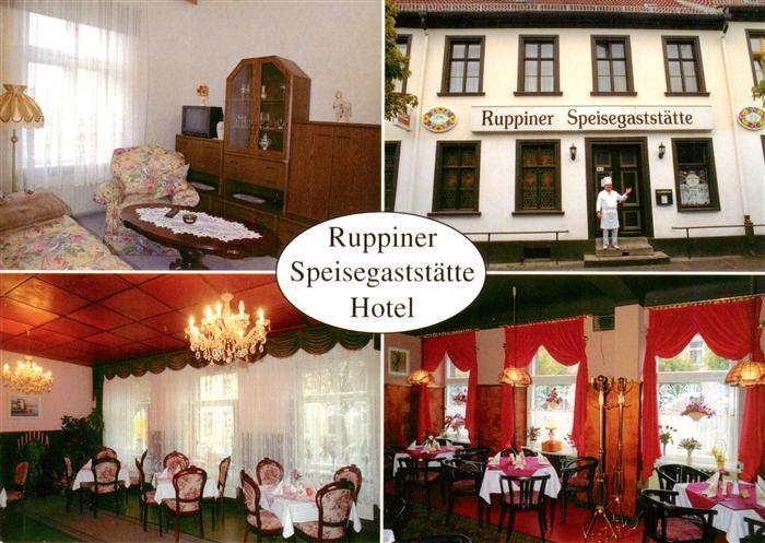 Neuruppin Neu-Ruppin Brandenburg Ruppiner-Speisegaststaette Hotel Restaurant Zim