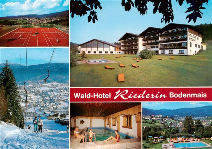 Bodenmais Regen Bayern Wald-Hotel-Riederin Hallenbad Schwimmbad Tennisplatz Skil
