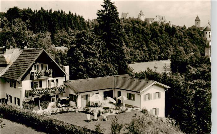 Bad Faulenbach Fuessen Bayern Pension-Heim Schloss Nadelwald Liegewiese Garten S