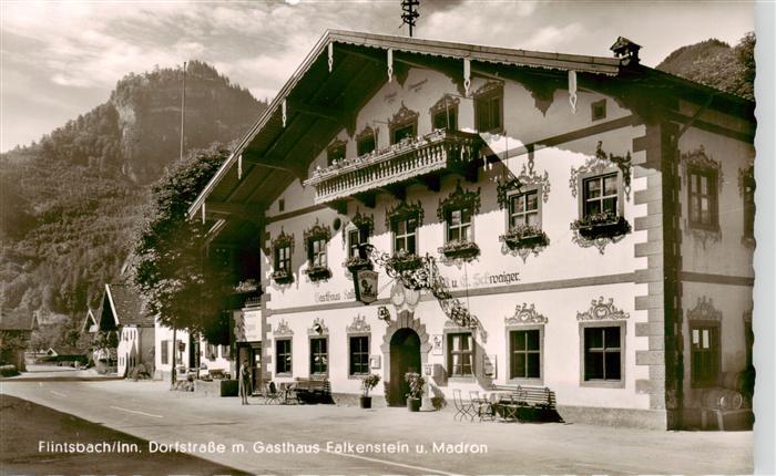 Flintsbach Inn Rosenheim Bayern Dorfstrasse Gasthaus-Falkenstein Gasthaus-Madron