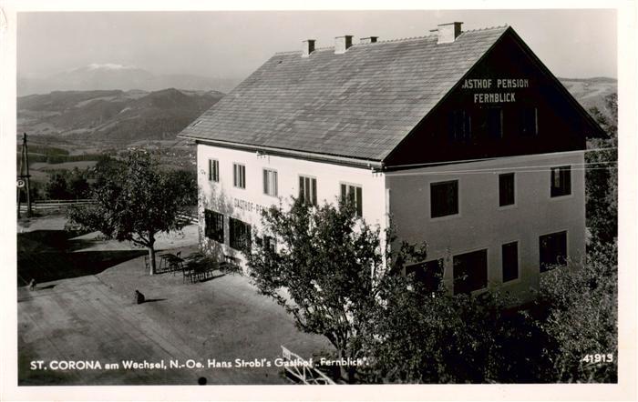 Corona Wechsel St Gasthof-Pension-Fernblick Bergpanorama Wechsel Alpenvorland Ta