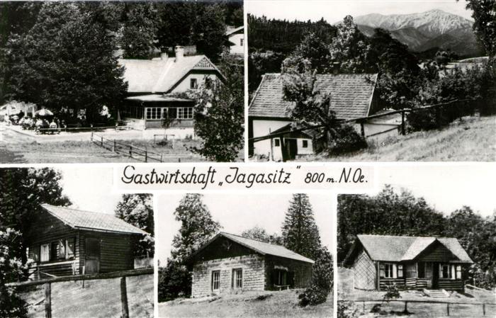 Muggendorf Niederoesterreich AT Gastwirtschaft-Jagasitz Berggasthaus Blockhaus W