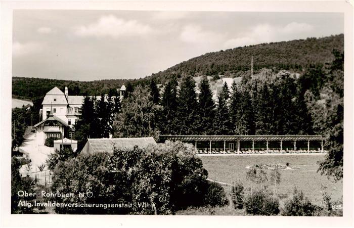 Ober-Rohrbach Oberrohrbach Leobendorf Niederoesterreich AT Invalidenversicherung