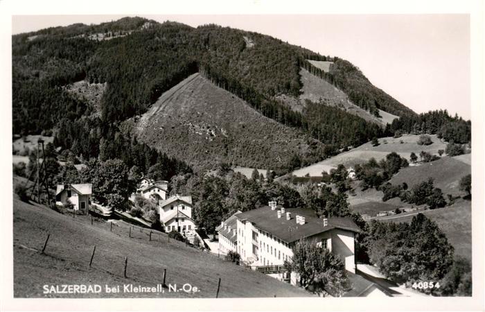 Salzerbad Kleinzell Hainfeld Niederoesterreich AT Salzerbad Kurhaus Huegel Wald