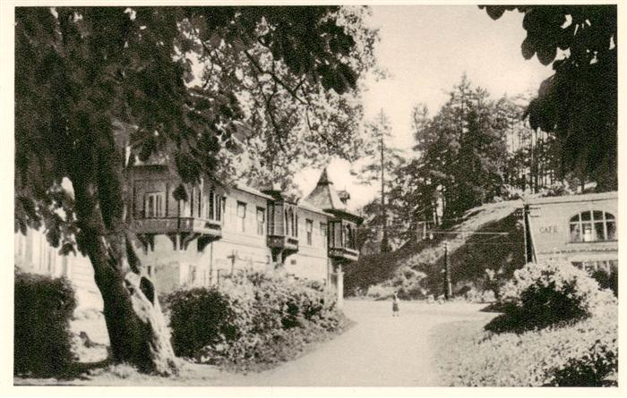 Neuhaus Weissenbach Triesting Niederoesterreich AT Villen Café Promenade Baeume