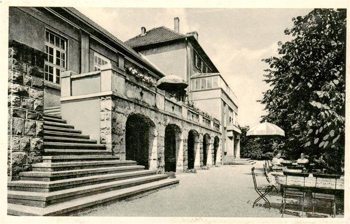 Bredenscheid Hattingen NRW Haus-Friede Erholungsheim Terrasse Treppe Arkaden Gar