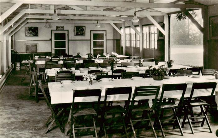 Hattem Zwolle Overijssel NL De-Hezenberg Paviljoen Speisesaal Innenraum Tische S