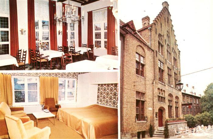 BRUGGE Bruges Belgie Hotel-Bourgoensch-Hof Wollestraat Restaurant Zimmer Fassade