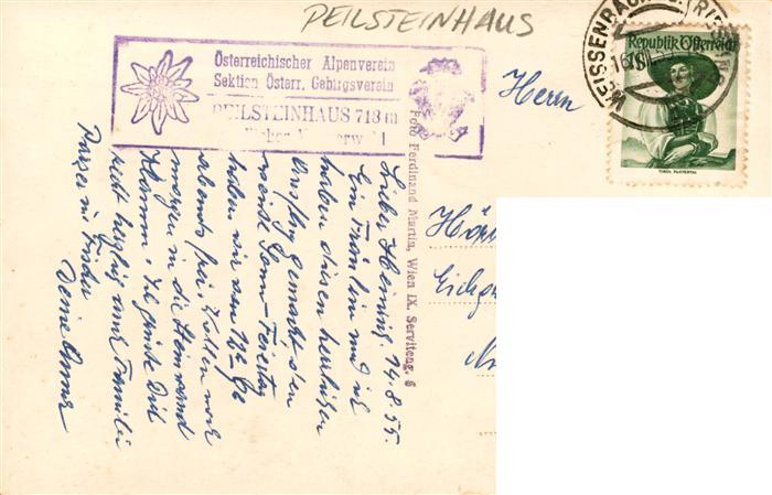Peilsteinhaus 713m Weissenbach Triesting Niederoesterreich AT Peilsteinhaus Alpe – Bild 2