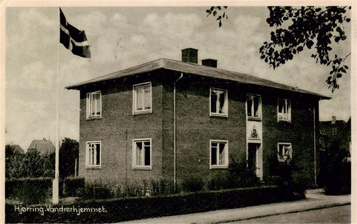 Hjørring Vandrerhjemmet Jugendherberge Danebrog Flagge Backsteingebaeude