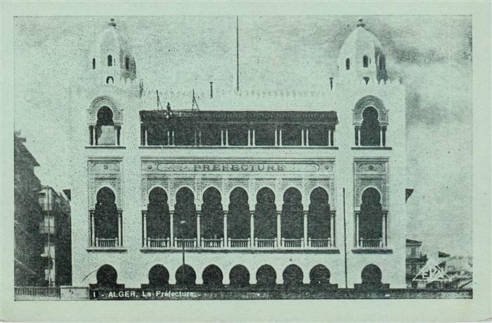 ALGER Algerie La-Préfecture Praefektur Moorische-Architektur Boegen Tuermen Ver