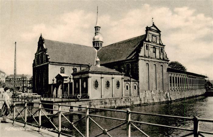 COPENHAGEN Kobenhavn Kjoebenhavn Kopenhagen DK Holmens-Kirke Kirche Kanal Brueck
