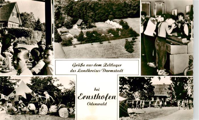 Ernsthofen Odenwald Zeltlager Kinder Zelt Jugendlager Vogelperspektive Spielen L