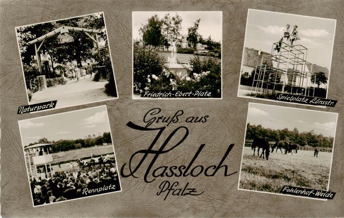 Hassloch Pfalz Weinstrasse Rheinland-Pfalz Naturpark Friedrich-Ebert-Platz Spiel