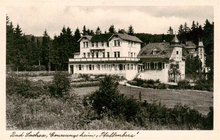 Bad Sachsa Osterode Harz Niedersachsen Genesungsheim Pfaffenberg Kurhaus Wald Ga