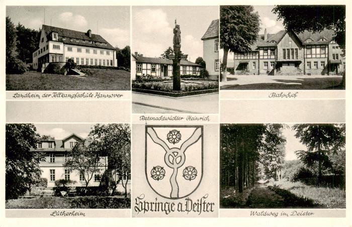 Springe Deister Hannover Niedersachsen Bahnhof Ratsnachtwaechter-Heinrich Landhe