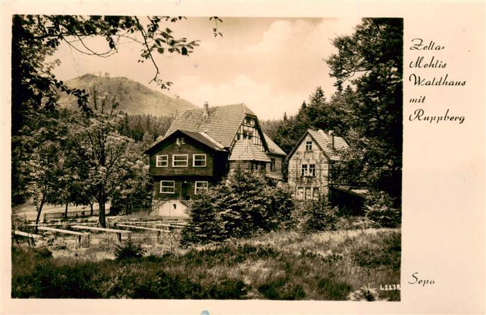 Zella-Mehlis Thueringen Waldhaus Ruppberg Holzhaus Berghaus Wald Baeume Gartenba