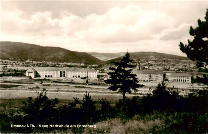 Bad Ilmenau Thueringen Hochschule-fuer-Elektrotechnik Ehrenberg Stadtpanorama Be