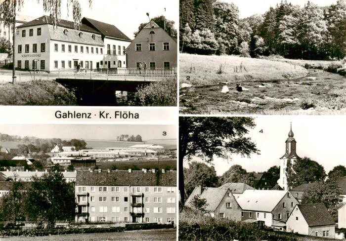 Gahlenz Schoeppenschaenke Kleinen-Loessnitz Neubauten Kirche Wohnbloecke Gaststa