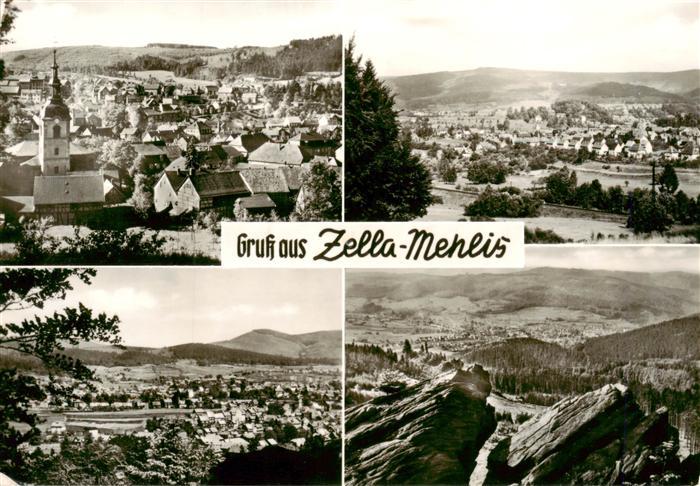 Zella-Mehlis Thueringen Ringweg Schwarzen-Kopf Kaltenbrunner-Steinen Stadtpanora
