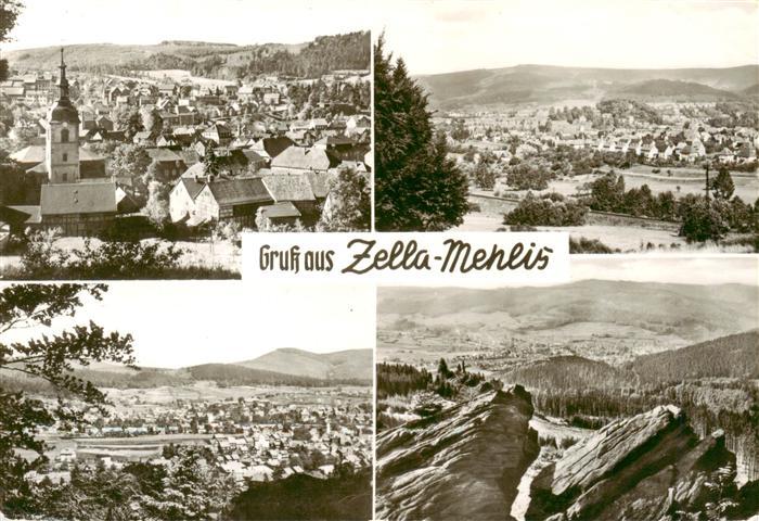 Zella-Mehlis Thueringen Ringweg Schwarzen-Kopf Kaltenbrunner-Steinen Stadtpanora