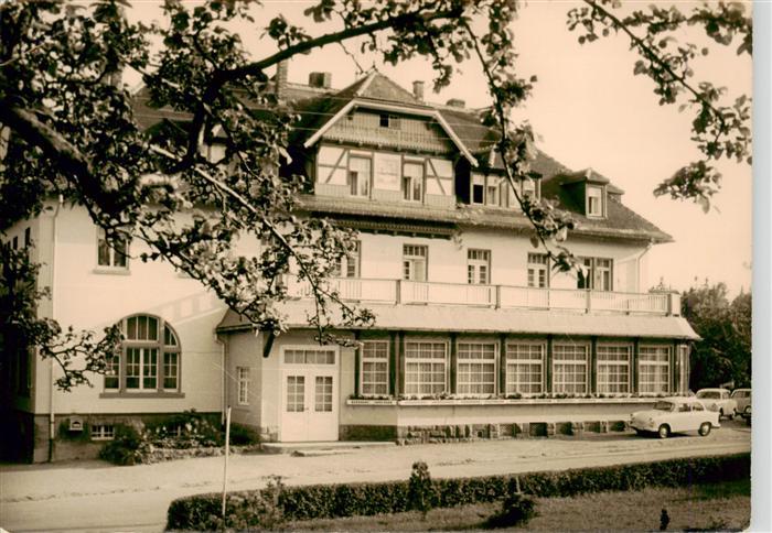 Hartha Tharandt FDGB-Forsthaus Kurort Kurhaus Fachwerkhaus Balkon Auto Villa