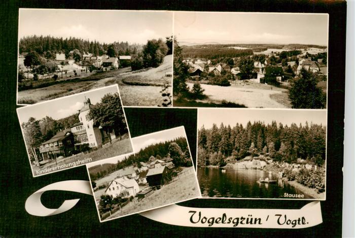 Vogelsgruen Auerbach Vogtland Sachsen Kindererholungsheim Stausee Ortsansicht Wa